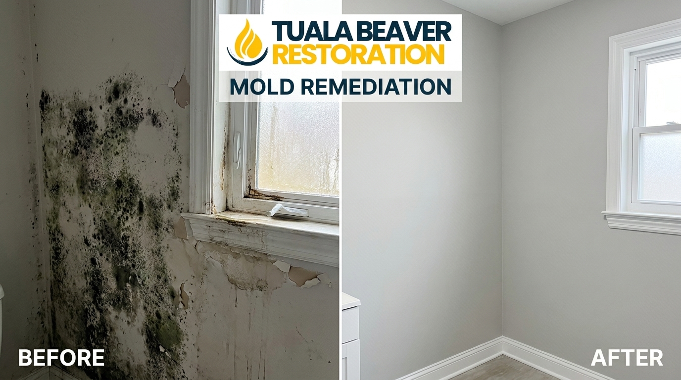 Professional Mold Remediation Before and After Results — Tuala Beaver Restoration Beaverton OR
